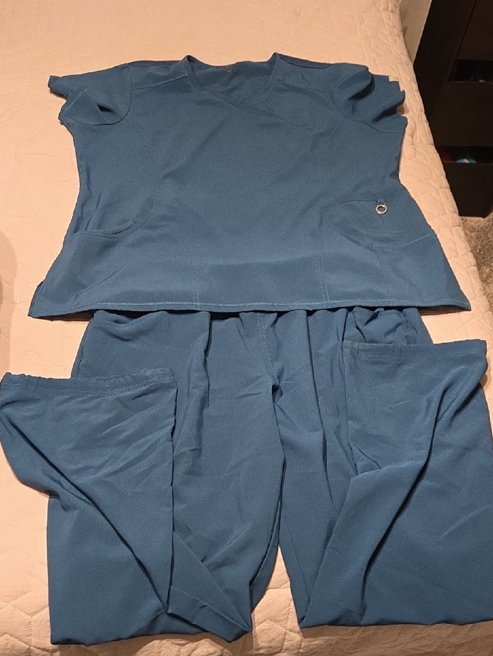 Cherokee Women's Scrub Set CARIBBEAN Blue